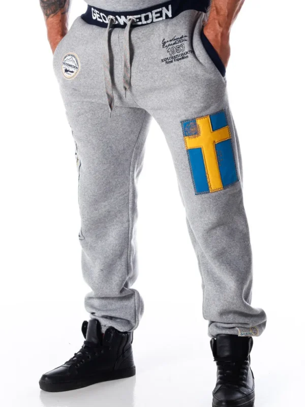 Geo Sweden Sweatpants - Grå^Geographical Norway Clearance