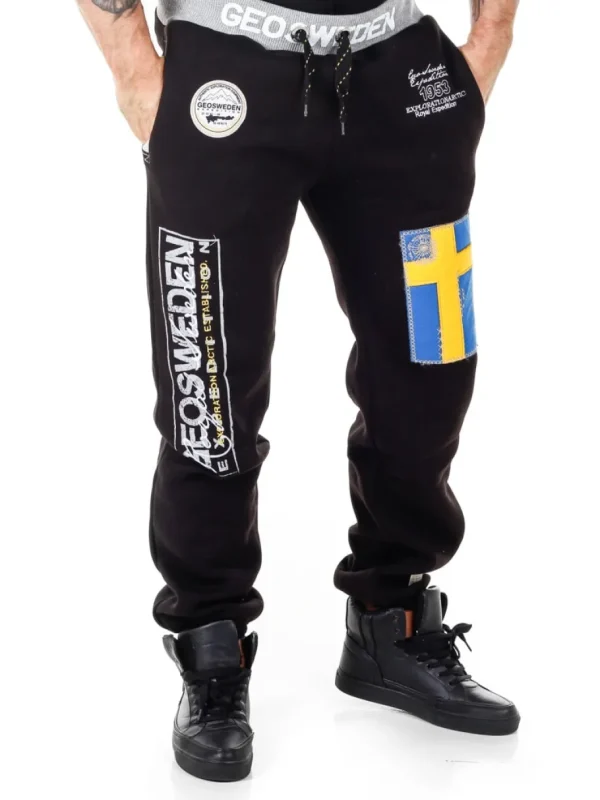 Geo Sweden Sweatpants - Sort^Geographical Norway New