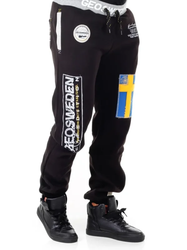 Geo Sweden Sweatpants - Sort^Geographical Norway New