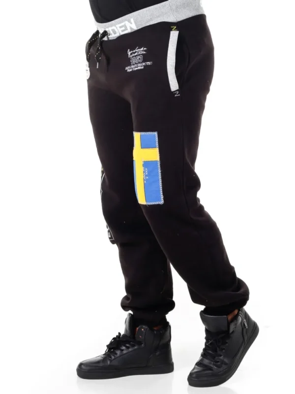 Geo Sweden Sweatpants - Sort^Geographical Norway New