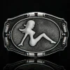 Girl Rider Bæltesspænde - Sølv^Ivory Falcon Clearance