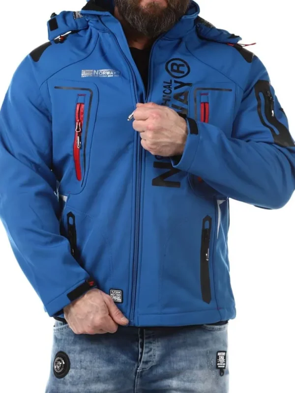 Glazer Softshelljakke - Blå^Geographical Norway New