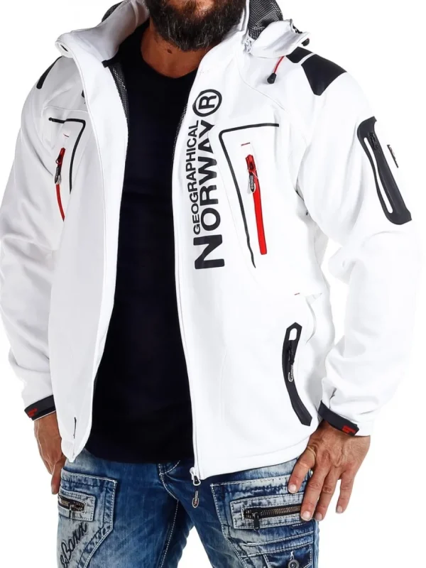 Glazer Softshelljakke - Hvid^Geographical Norway Fashion