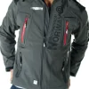Glazer Softshelljakke - Mørkegrå^Geographical Norway Sale
