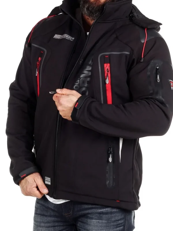 Glazer Softshelljakke - Sort^Geographical Norway Clearance