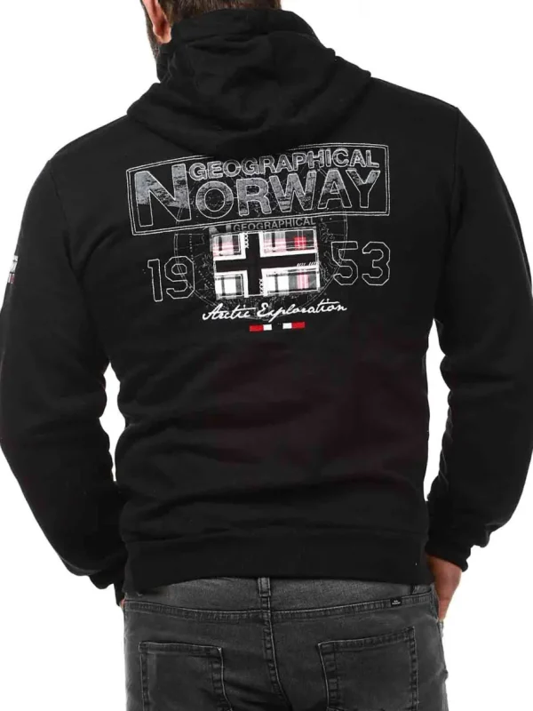 Gordon Geo Norway Hoodie - Sort^Geographical Norway Best
