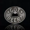 Got Beer? Cap Opener Bæltespænde - Sølv^Ivory Falcon Fashion