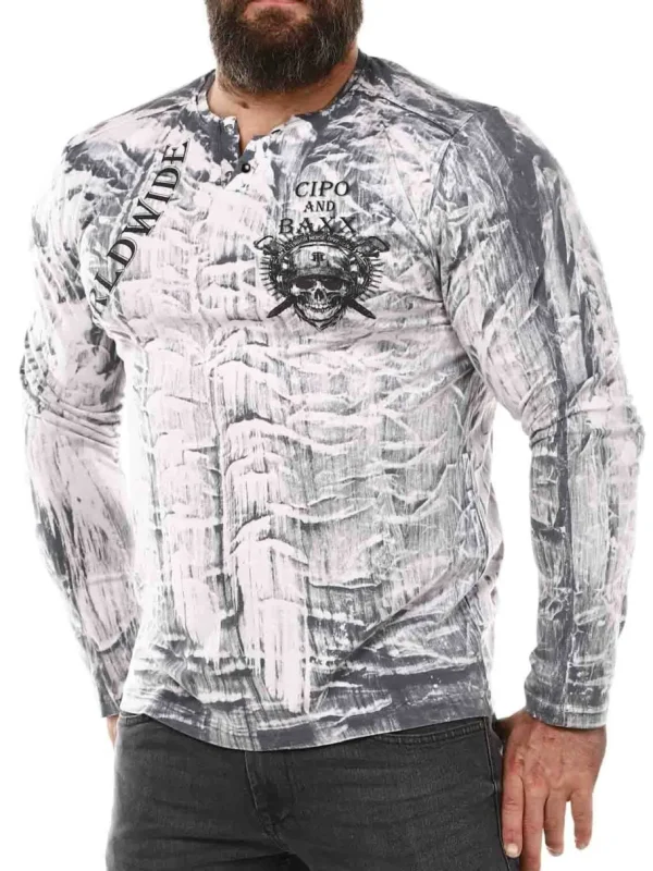 Heavy Noise Longsleeve - Grå^Cipo & Baxx Sale