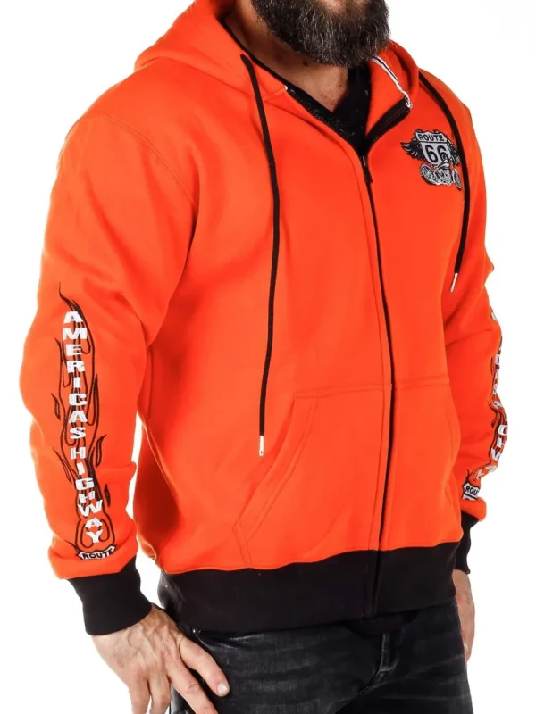Highway D12 Hoodie - Orange^Dirty 12 Online