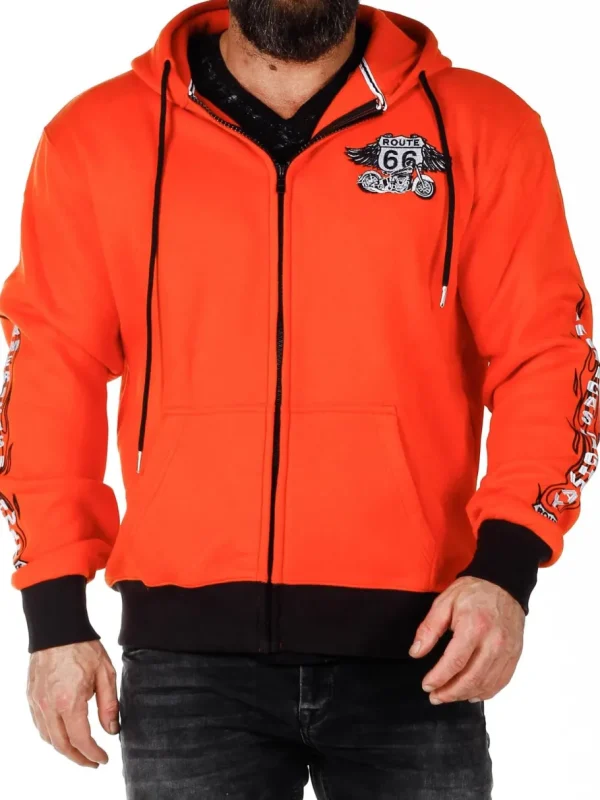 Highway D12 Hoodie - Orange^Dirty 12 Online