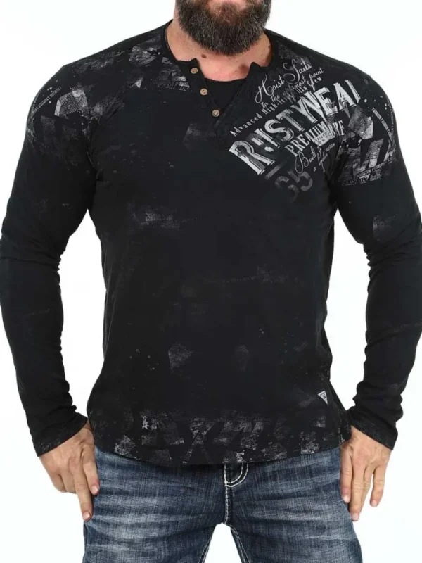 Hoist Longsleeve - Sort^Rusty Neal Online