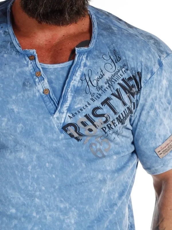Hoist Sails T-shirt - Blå^Rusty Neal Online