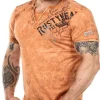 Hoist Sails T-shirt - Orange^Rusty Neal Fashion