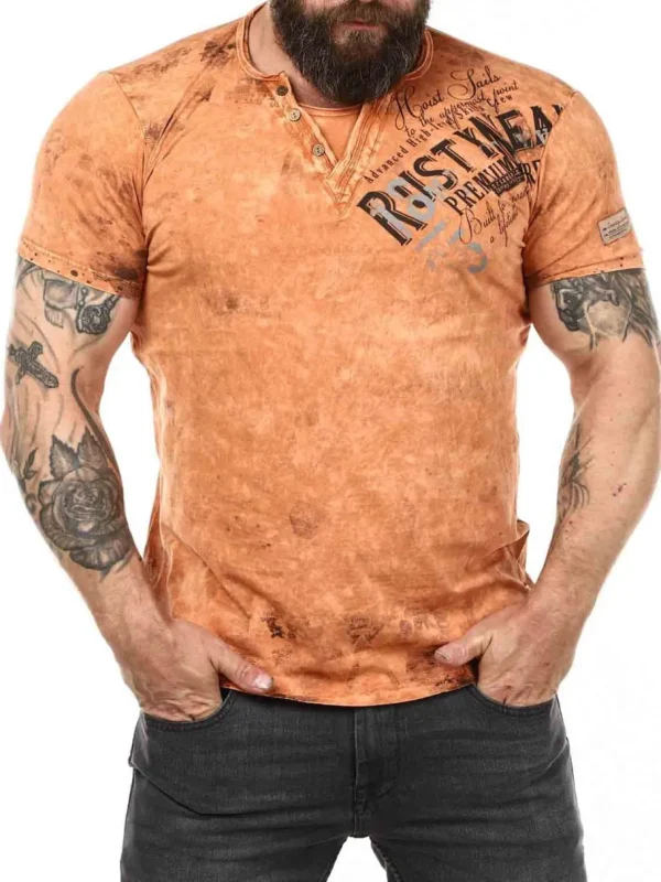 Hoist Sails T-shirt - Orange^Rusty Neal Fashion