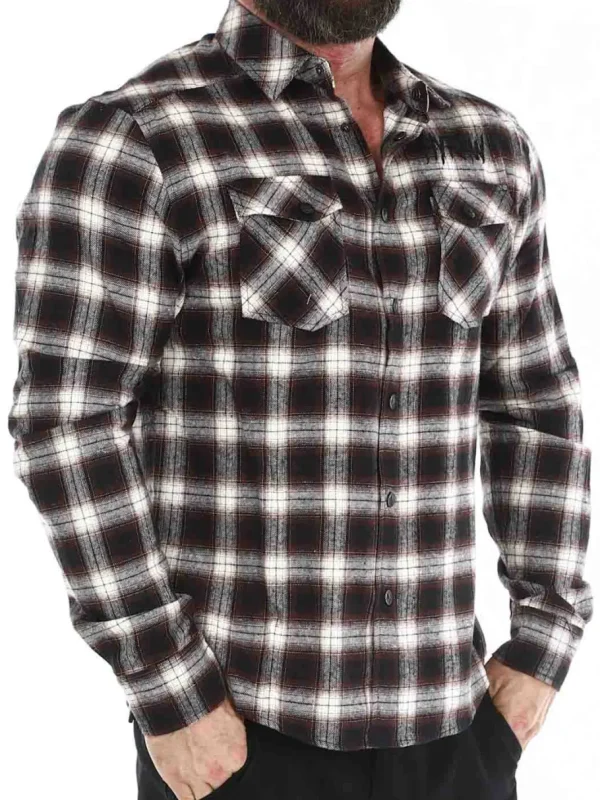 Hyraw Ace Skjorte - Brun^Rockdenim Clearance