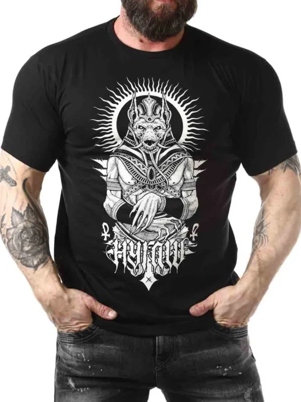 Anubis T-shirt - Sort^Hyraw Sale
