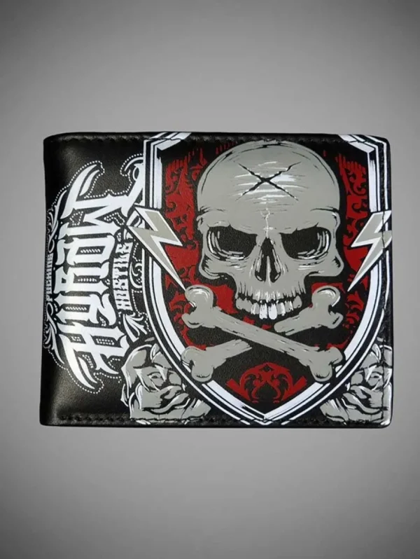 BORN DEAD Tegnebog - Sort/Rød^Hyraw Outlet