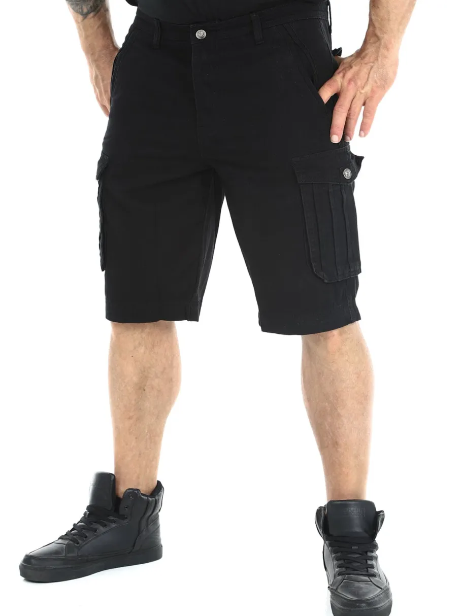 hyraw_cargo_worker_shorts_5.webp Hyraw Cargo Worker Shorts - Sort^Rockdenim Clearance