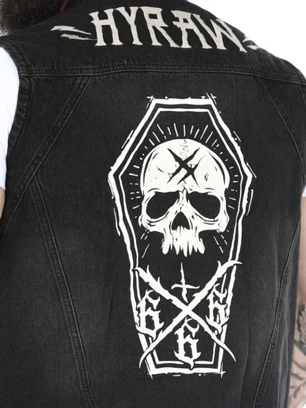 Hyraw Coffin Vest - Sort^Rockdenim New