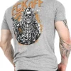 Hyraw Fck Off T-Shirt - Grå^Rockdenim Online