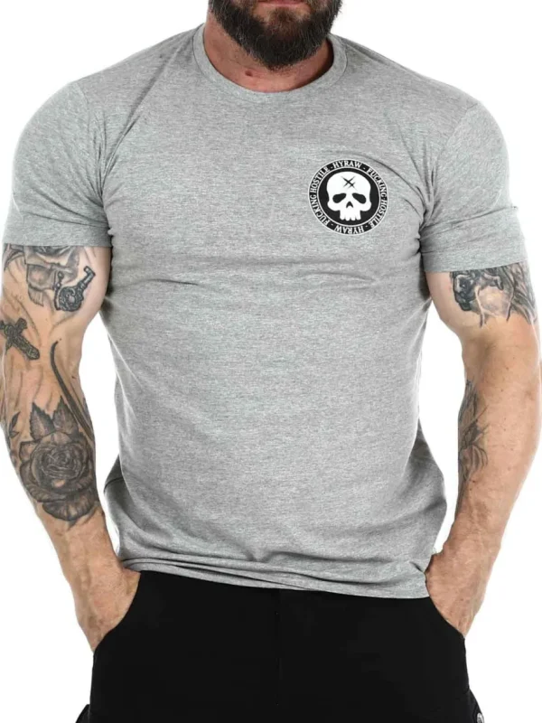 Hyraw Fck Off T-Shirt - Grå^Rockdenim Online