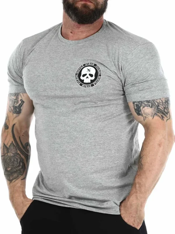Hyraw Fck Off T-Shirt - Grå^Rockdenim Online