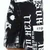 Hyraw Hostile As F*** Badeshorts - Sort/Hvid^Rockdenim Online