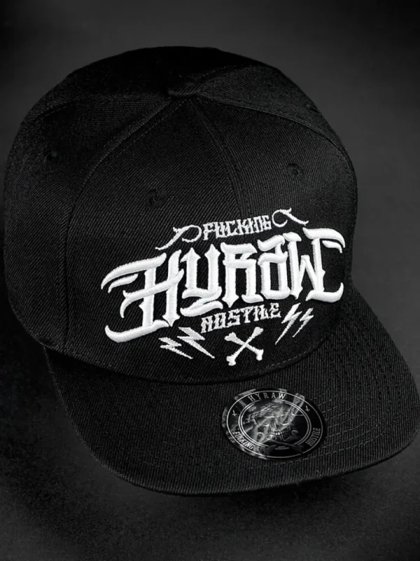 Hostile Kasket - Sort/Hvid^Hyraw Fashion