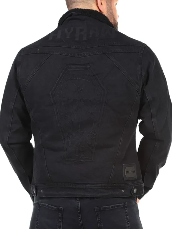 Hunter Sherpa Jeansjakke - Sort^Hyraw Clearance