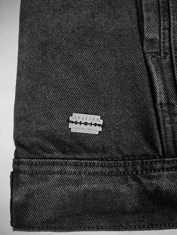 Hunter Sherpa Jeansjakke - Sort^Hyraw Clearance