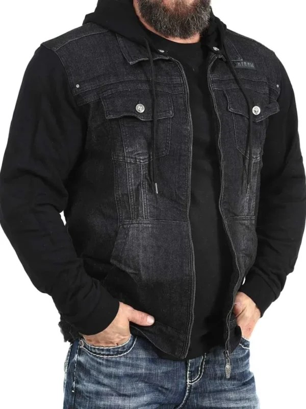 In Da Street Jeansjakke - Sort^Hyraw Clearance