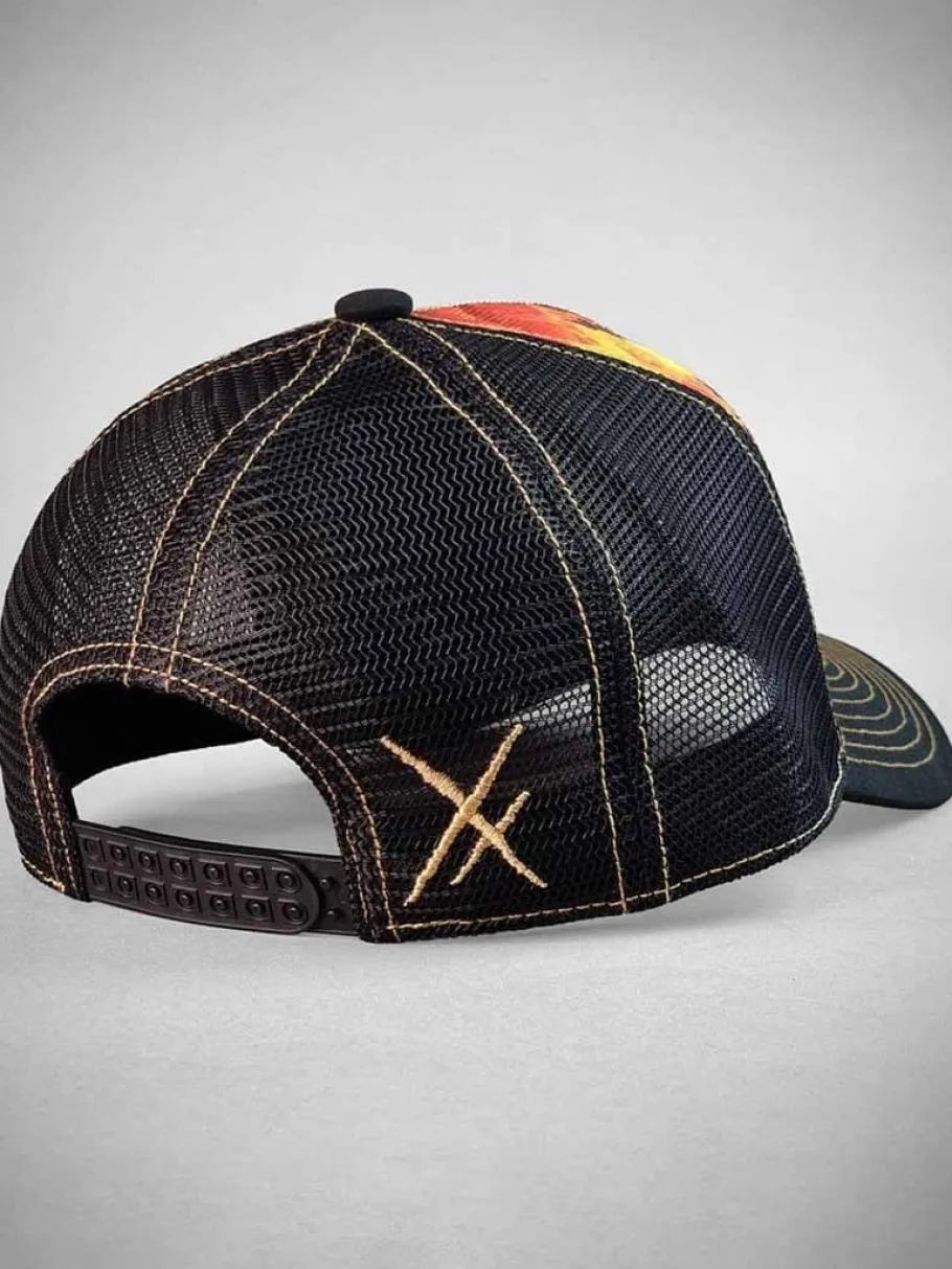 hyraw_killafornia_trucker_1.webp Killafornia Trucker Kasket - Sort^Hyraw New