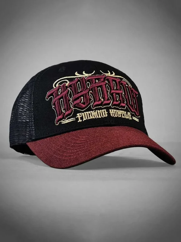 Red Classic Trucker Kasket - Sort/Vinrød^Hyraw Online