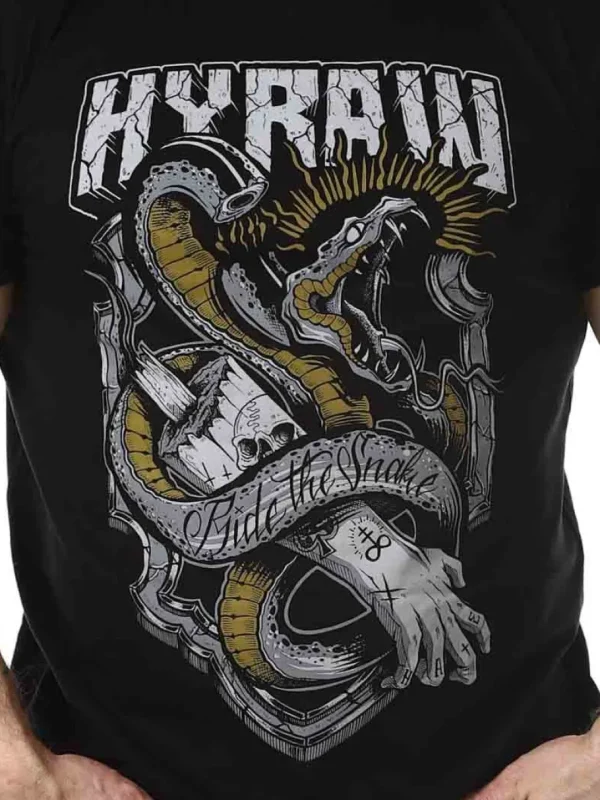 Ride The Snake T-shirt - Sort^Hyraw New
