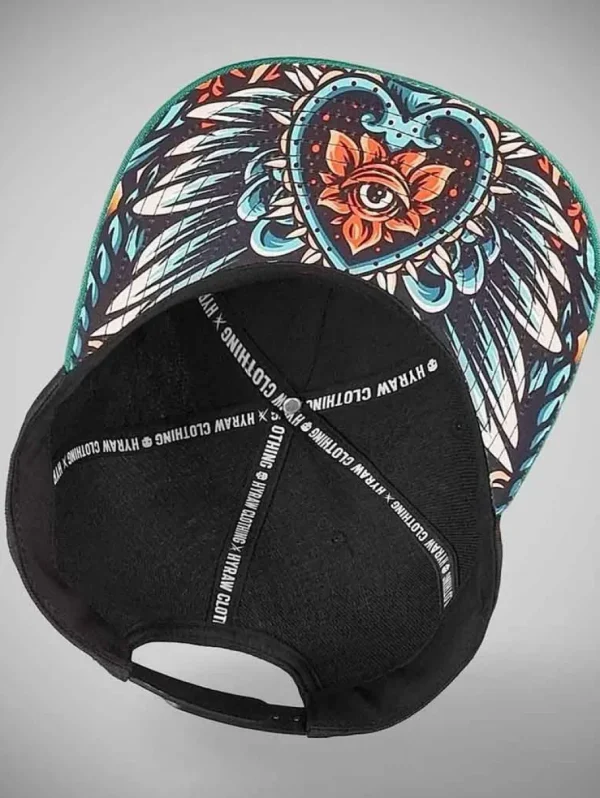 Sacred Heart Kasket - Sort/Grøn^Hyraw Sale