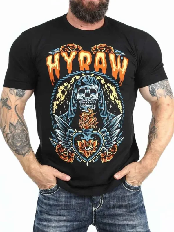 Sacred Heart T-shirt - Sort^Hyraw New