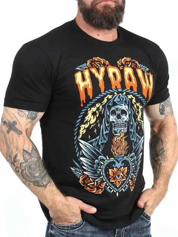 Sacred Heart T-shirt - Sort^Hyraw New