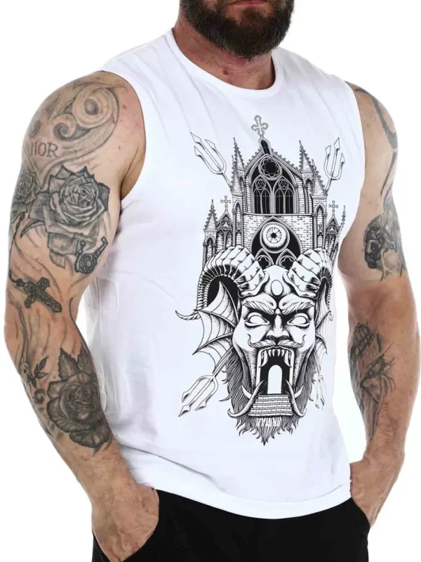 Hyraw Temple Tanktop - Hvid^Rockdenim Best