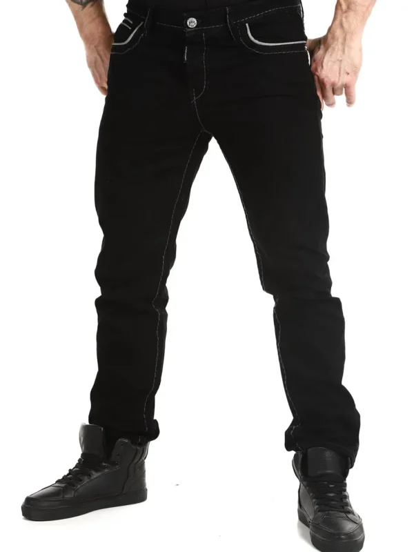 Industrial Jeans - Sort^Cipo & Baxx Fashion