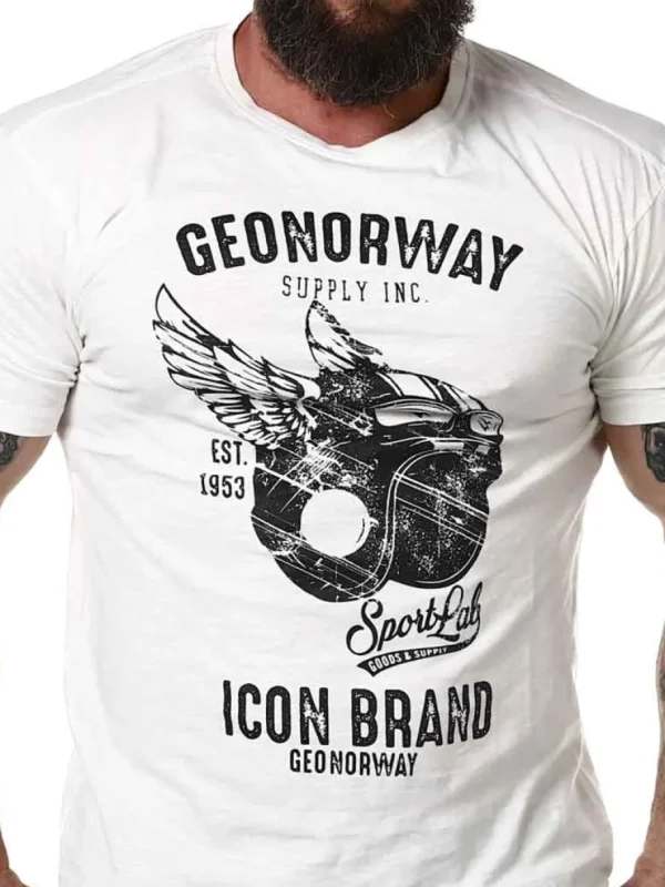 Jarley Geo Norway T-shirt - Hvid^Geographical Norway Fashion
