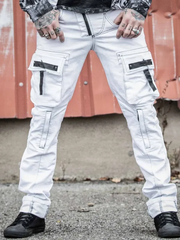 Jethro Jeans - Hvid^Kingz Discount