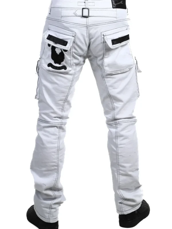 Jethro Jeans - Hvid^Kingz Discount