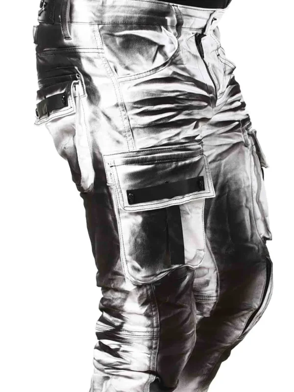 Jethro Jeans - Hvid/Sort^Kingz Fashion