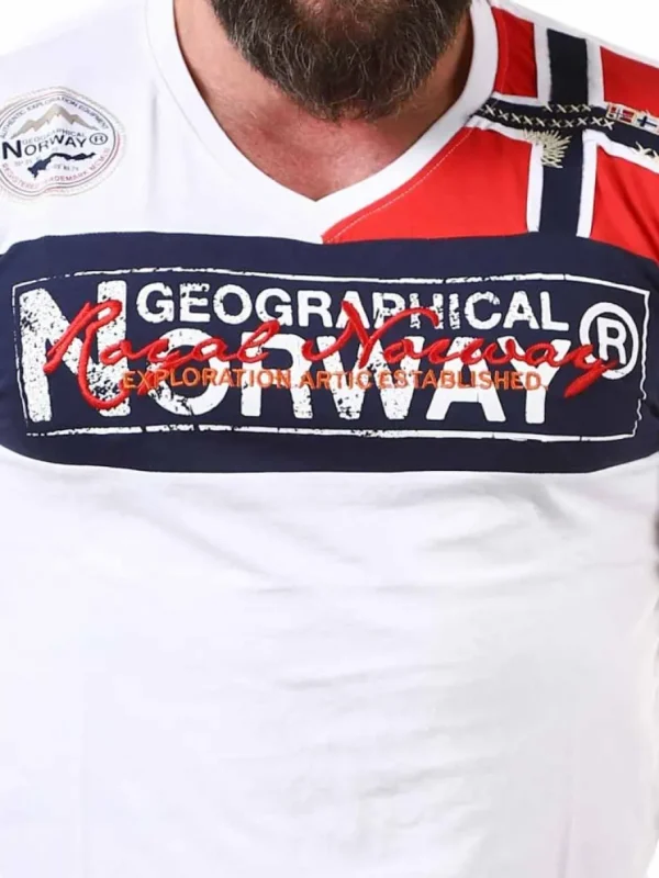 Jidney Geo Norway T-shirt - Hvid^Geographical Norway Best