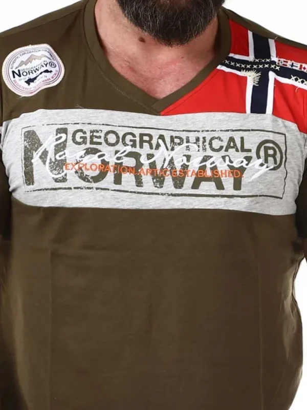 Jidney Geo Norway T-shirt - Khaki^Geographical Norway Online