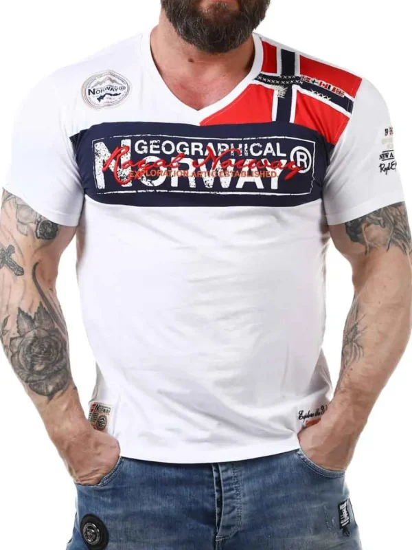 Jidney Geo Norway T-shirt - Hvid^Geographical Norway Best