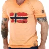 Joasis Geo Norway T-shirt - Orange^Geographical Norway Clearance