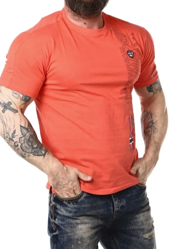 Jogo Geo Norway T-shirt - Coral^Geographical Norway New