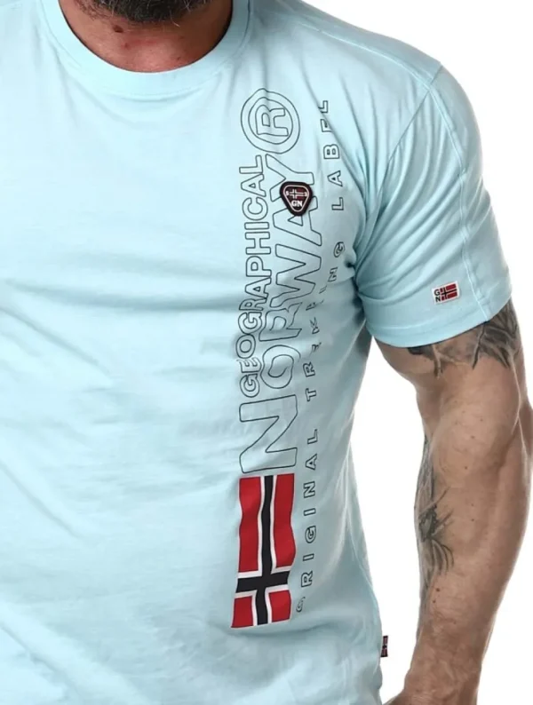 Jogo Geo Norway T-shirt - Lyseblå^Geographical Norway New