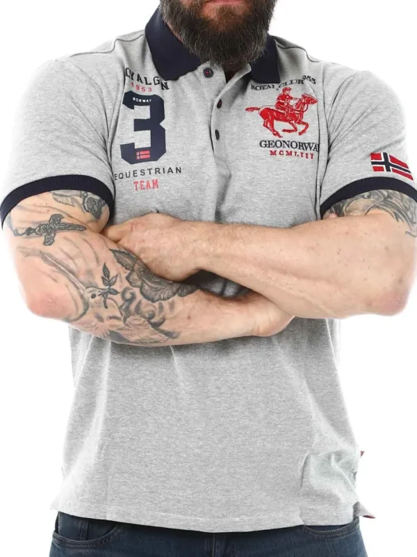 Klub Geo Norway Piké - Grå^Geographical Norway Clearance